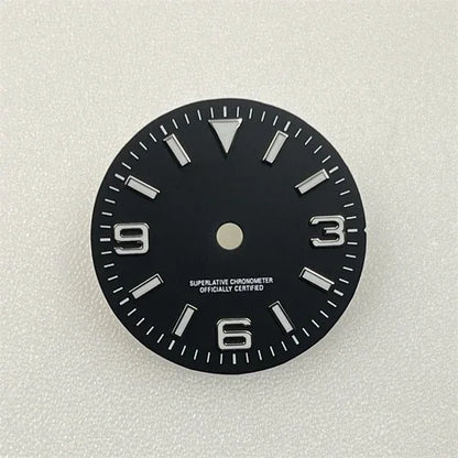 28.5mm/31mm GBW9 Luminous Logbook Surface Watch Dial for NH35A/4R35/NH34/NH36