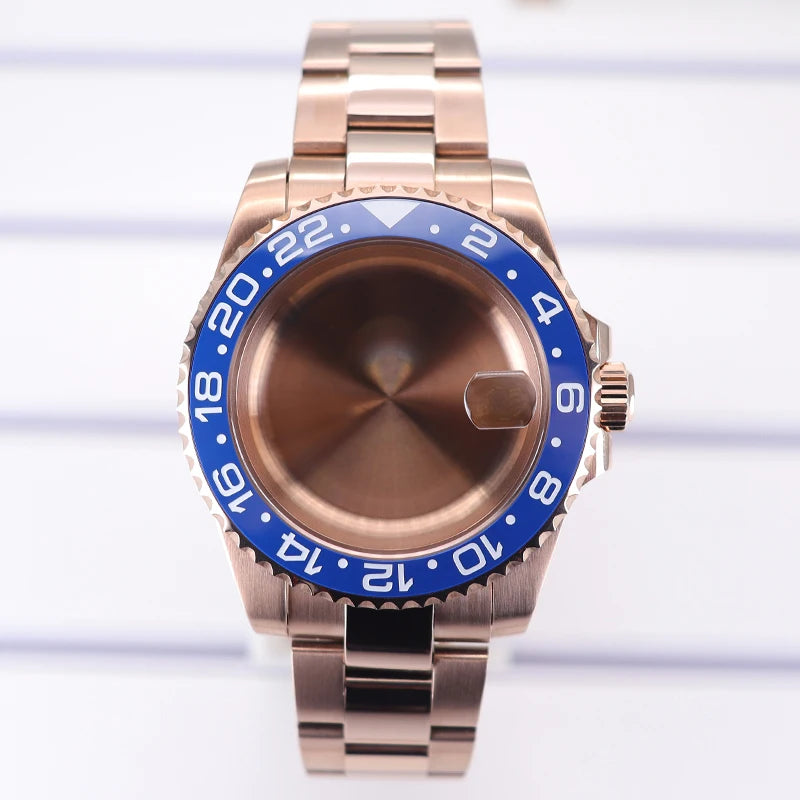 40mm Watch Case For NH35 NH36 NH70/8215/Eta2824 PT5000 NH34 Sapphire Glass