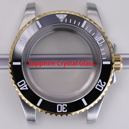 40mm Watch Case Sapphire For NH35 NH36 Eta2824 8215 Case 28.5mm Dial Submariner