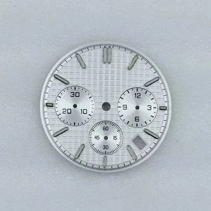 31.8mm Mechanical Timer Watch Dial And Hands Suitable For VK63 Quartz Movement