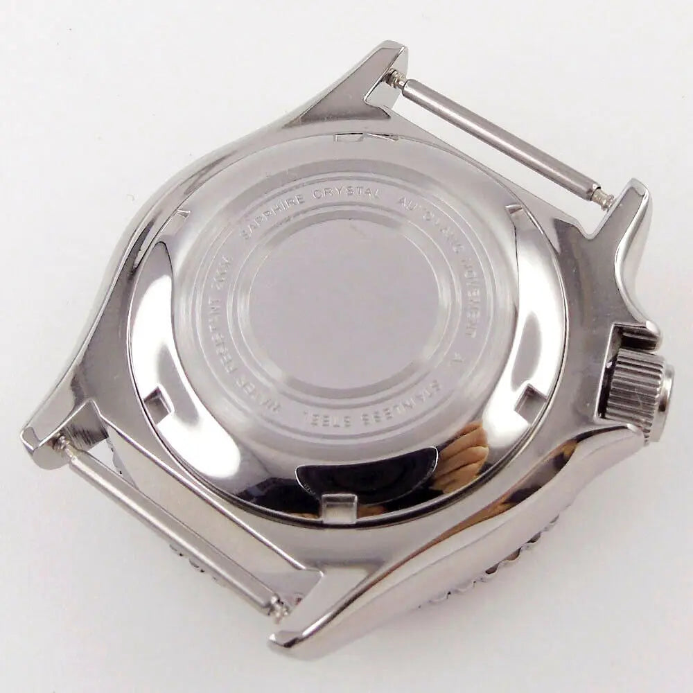 41mm Sapphire Glass Solid Watch Case fit NH35 NH36 SKX007 20ATM Water Resistance