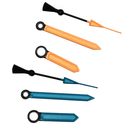 Orange/Blue Watch Hands for NH35 NH36 Movement Splicing Color for SKX007