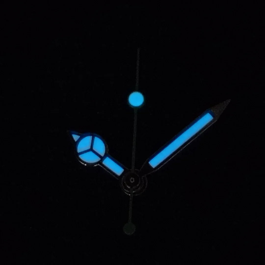 Watch Hands Blue/ Green Second Hand Blue Luminous for 2813 3804 Miyota 8205 8215