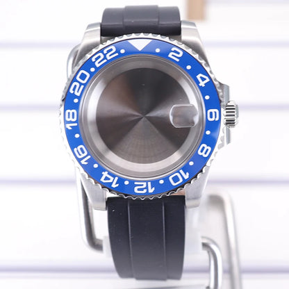 40mm Watch Case For 4R NH35 NH36 NH34/38 NH70 8215 Eta2824 PT5000 Sapphire Glass