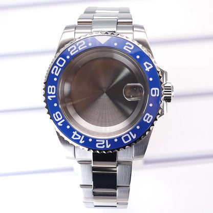 40mm Watch Cases Sapphire For Nh35 Nh36 Nh34/38 Nh70 Miyota 8215 Eta 2824 PT5000