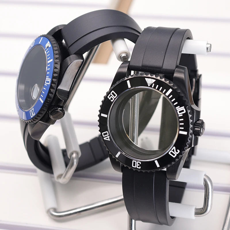 40mm Watch Case For NH35 NH34 NH36 4R36 NH70 Miyota 8215 Eta 2824 SUB GMT