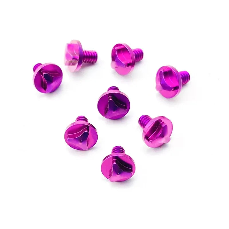 1. Titanium alloy nail grip screws for Microtech UTX-85/Ultratech folding knife handles, pack of 6.  