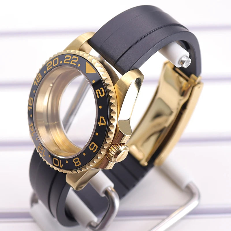 40mm Watch Case Set For GMT SUB Yacht NH34 NH35 NH36 NH39 8215 Eta2824 PT5000