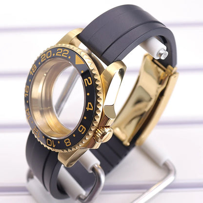40mm Watch Case Set For GMT SUB Yacht NH34 NH35 NH36 NH39 8215 Eta2824 PT5000