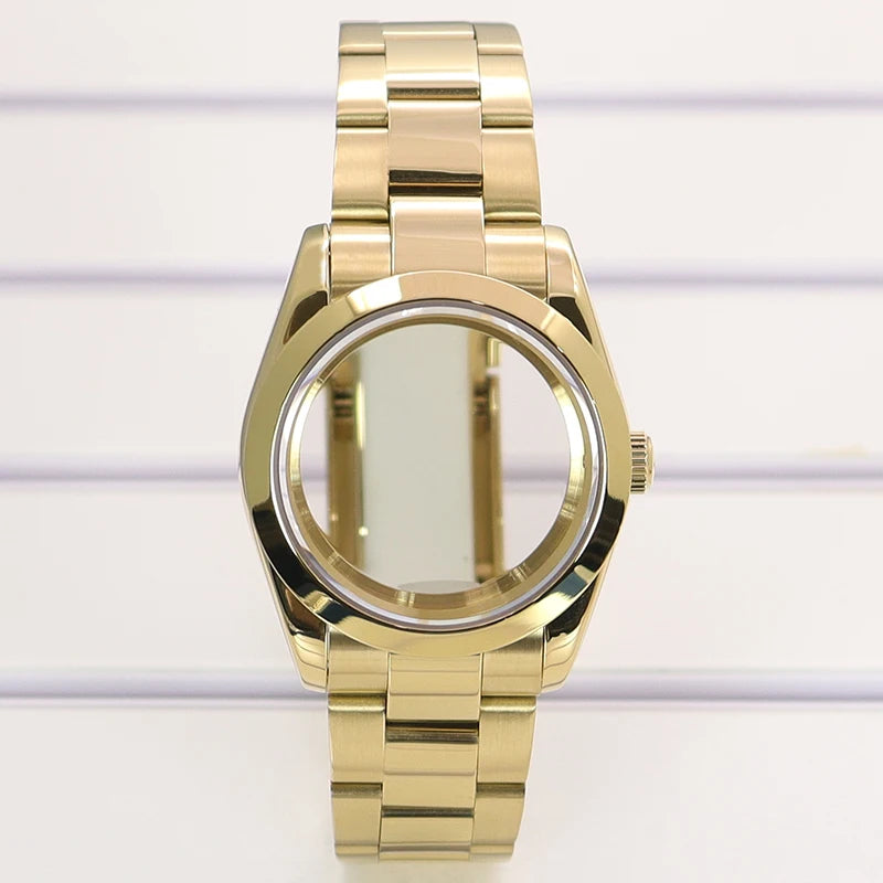 36/39mm Watch Cases and Strap Sapphire Glass For NH35 NH36 NH34 NH38 Miyota 8215