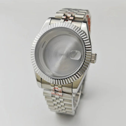 41mm Stainless Steel Watch Case with Sapphire Glass/ Strap for ETA2824 NH35 NH36