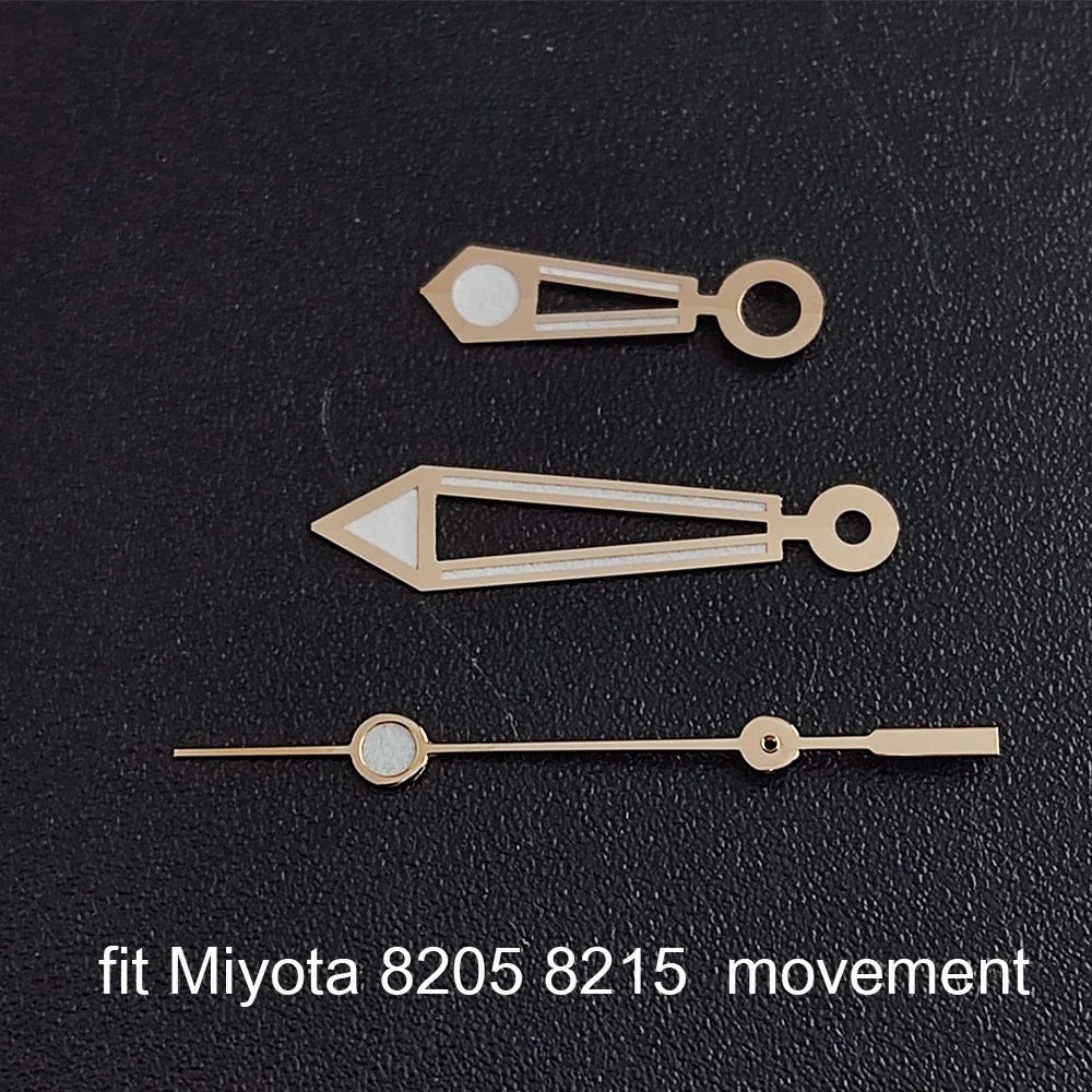 Luminous watch hands for NH35, NH36, ETA 2836, 2824 & Miyota 8205, 8215 movements