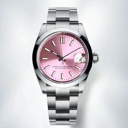 Watch Cases Set Classic Polished Bezel with Sapphire Glass For NH35 Movement