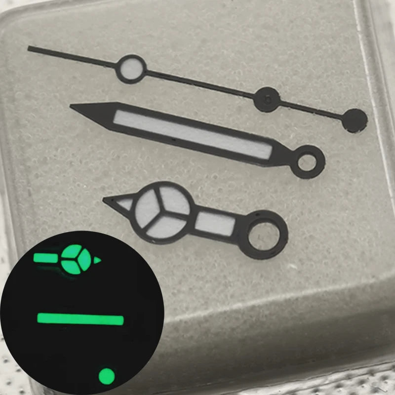 NH35 Watch Hands Green Luminous For SRPD SKX007 SKX009 NH35 NH36 4R35 4R36 7S26