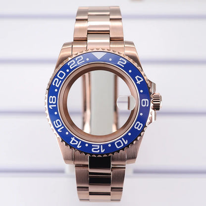 40mm Watch Case For NH35 NH36 NH70/8215/Eta2824 PT5000 NH34 Sapphire Glass