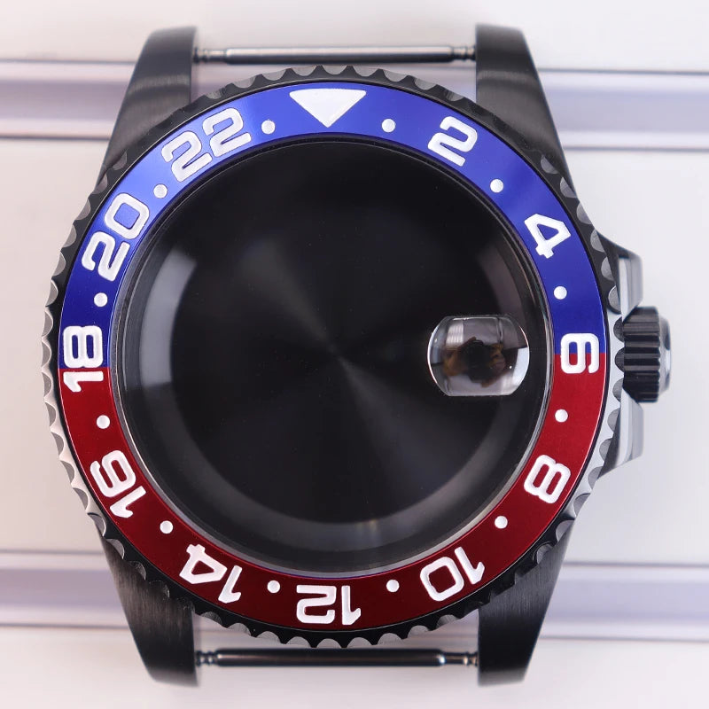 40mm Watch Case For NH34 NH35 NH36 NH38 NH70 4R36 Miyota 8215 Eta 2824 GMT SUB