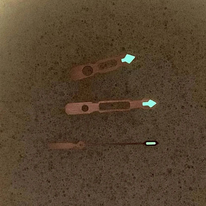 Hollow Shape Green Fingertip Luminous Watch Hands for NH35/NH34/NH36/4R/7S/NH70