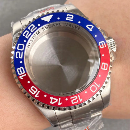 43mm Watch Case with Sapphire Fit DEEP Sea Homage for NH34/35/36 ETA 2824 2836