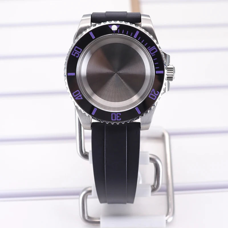 40mm Watch Case For 4R NH35 NH36 NH34/38 NH70 8215 Eta2824 PT5000 Sapphire Glass
