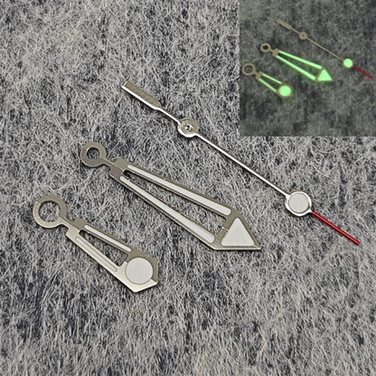 Modified Skeleton Green Luminous Watch Hands for NH35/NH34/NH36/4R/7S/NH70