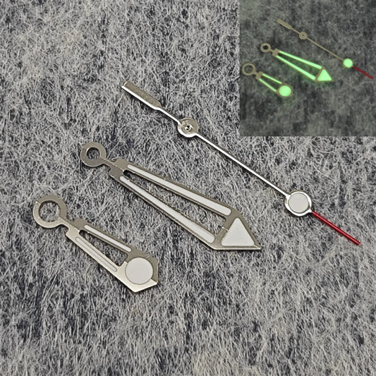 Modified Skeleton Green Luminous Watch Hands for NH35/NH34/NH36/4R/7S/NH70
