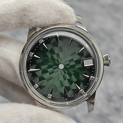 33mm Bubble Crystal Women's Cocktail Steel Watch Case for NH35/NH36/4R35A/4R36A