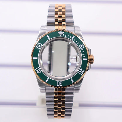 40mm Diver Watch Case For 4R NH35/36 NH38 NH70 Miyota8215 Eta2824 Sapphire Glass