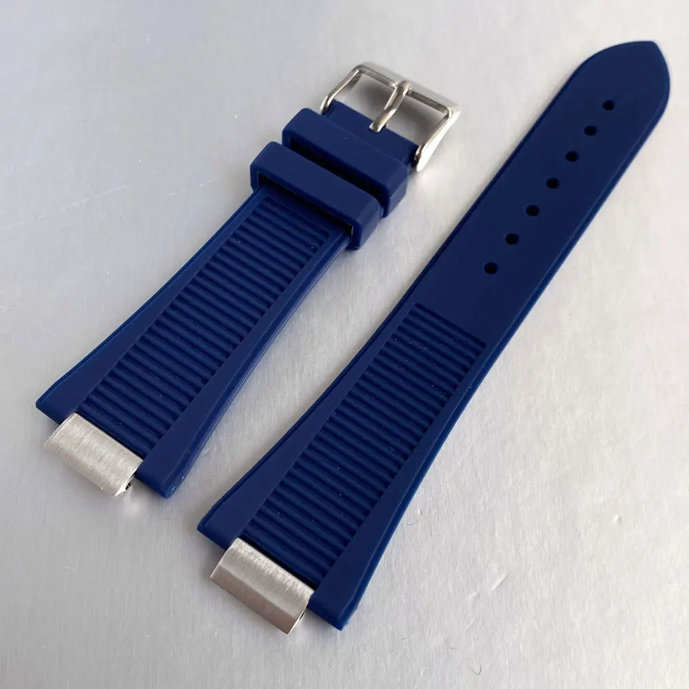40mm Sapphire Diving Watch Case Fit NH35 NH36 NH34 Mens Bracelet Rubber Band