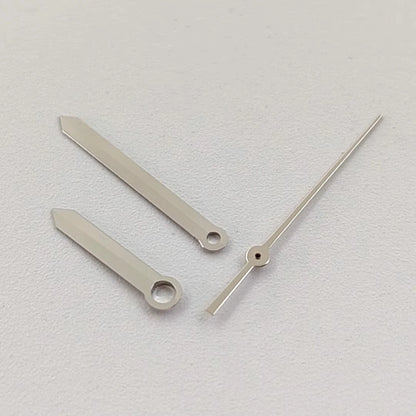 Silver Trim Polished Modified Watch Hands No Luminous for NH35 NH36 Movement