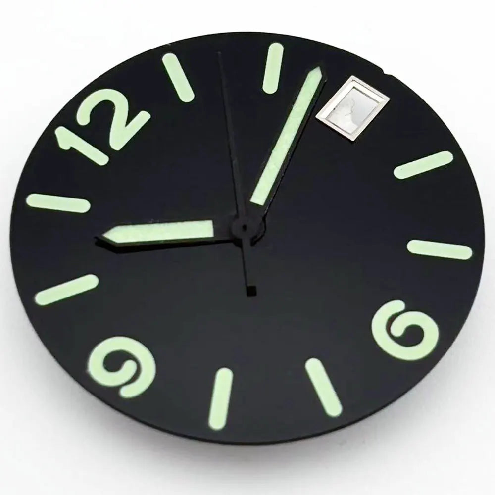 Multicolor Font 28.5mm Watch Dial C3 Green Luminous for NH35 NH36 Movement