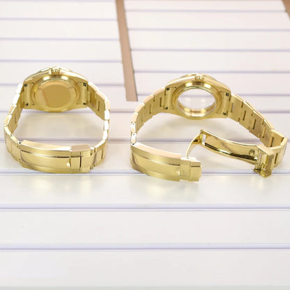 36/39mm Watch Cases Set Sapphire Glass For NH35 NH36 NH34 NH70 8215 Datejust