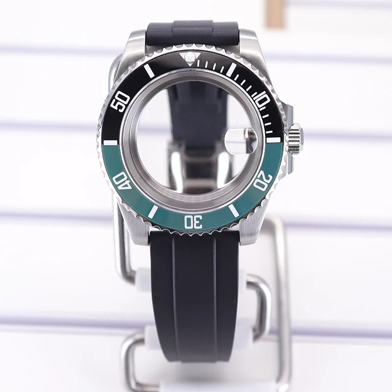 40mm Watch Case For 4R NH35 NH36 NH34/38 NH70 8215 Eta2824 PT5000 Sapphire Glass