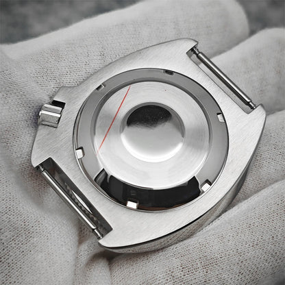 41mm Stainless Steel Watch Case Sapphire Glass Black Inner Shadow for NH35/ NH36
