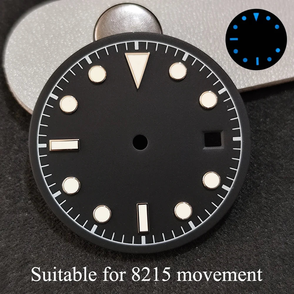 41mm For 8215 Watch Stainless Steel Case For 39.5mm Bezel Sapphire Glass Cases