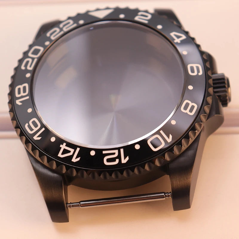 40mm Watch Case For NH34 NH35 NH36 NH38 NH70 4R36 Miyota 8215 Eta 2824 GMT SUB