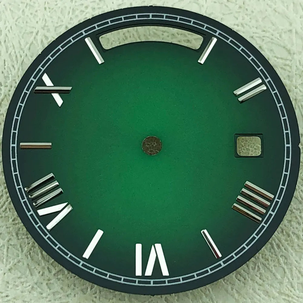 Modified 31mm Calendar Roman Numeral Multicolor Watch Dial For 8285 Movement