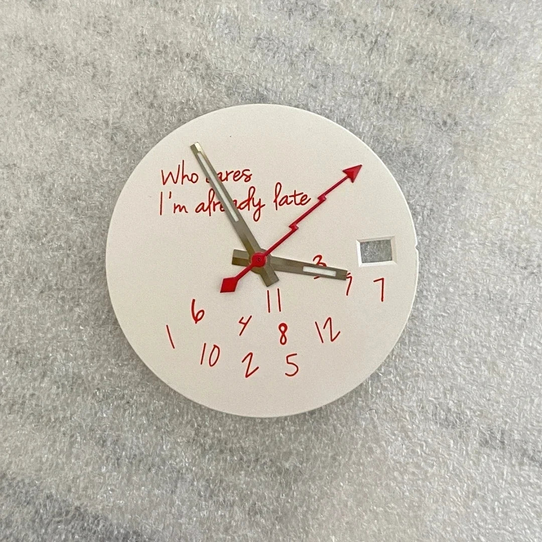 New Log Modified Watch Face 28.5mm DIY Watch Dial Fits NH35/4R36 Movement