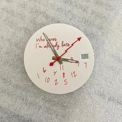 New Log Modified Watch Face 28.5mm DIY Watch Dial Fits NH35/4R36 Movement