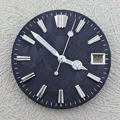 28.5mm Carbon Fiber Material NH Series Watch Dial C3 Luminous For NH34 NH35 NH36