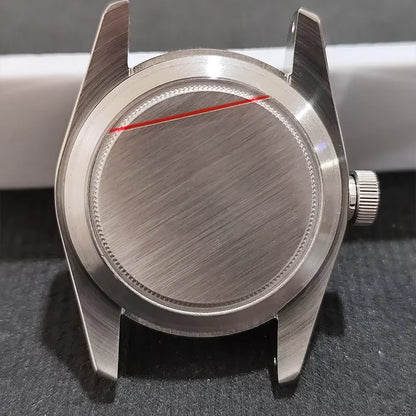 41mm For 8215 Watch Stainless Steel Case For 39.5mm Bezel Sapphire Glass Cases