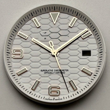39.5mm Land-Dwellwe RG Case+Strap Sapphire Glass Luminou 33.8mm Dial Fit NH35