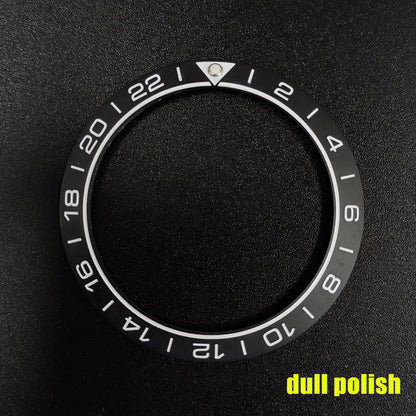 Sloping 41.5*32.8mm Ceramic Bezel GMT and Diving Watch Insert For Mens Watch Replace Watch Face Watch Bezel Inserts Accessories