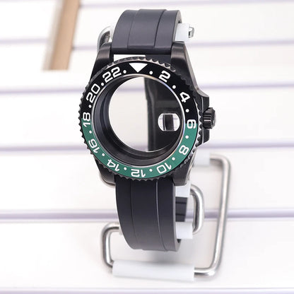 40mm Watch Case Sapphire For SUB NH35 NH36 NH34 GMT NH38 GMT Miyota 8215 Eta2824
