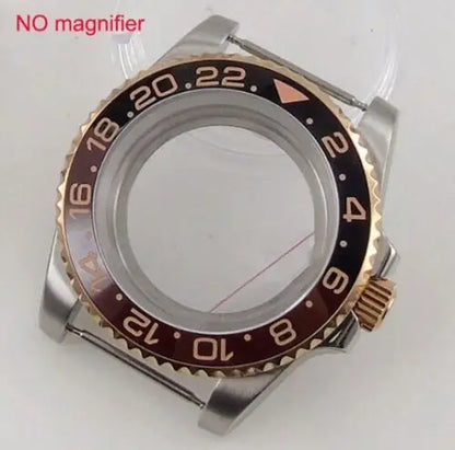 40mm Ceramic Bezel Watch Case Fit NH34 NH35 NH36 2824 2836 Miyota 8215 8205