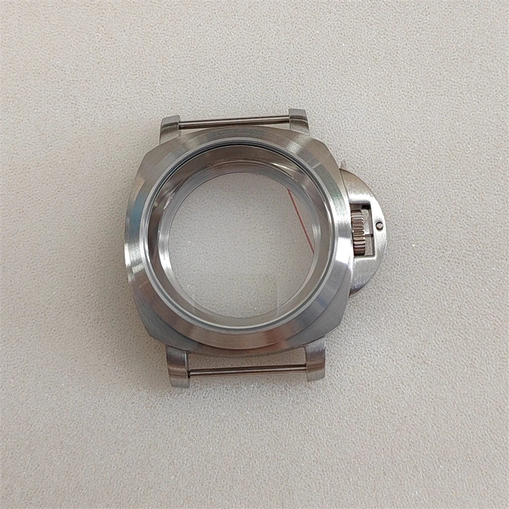 40MM Silver Stainless Steel with Handle Watch Case for NH35 NH36 4R36 7S26