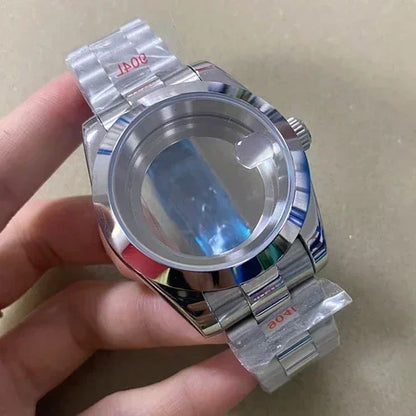36mm/39mm Stainless Steel Watch Case Set with Calendar Window for NH35/36