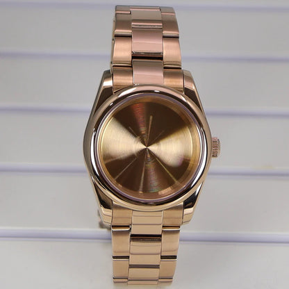 36/39mm Watch Case For NH35/36 NH38 NH70 Miyota 8215 Cases Sapphire Glass Oyster