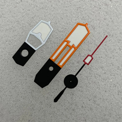 Green Luminous Watch Hands Pointers for NH35 NH36 4R 7S Orange Red White Hand