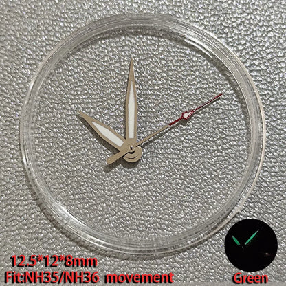 Watch Hands Pointer Luminous C3 Green Suitable for NH35/NH36 ETA 2836 2824