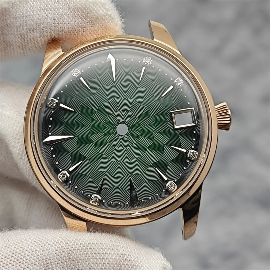 33mm Bubble Crystal Women's Cocktail Steel Watch Case for NH35/NH36/4R35A/4R36A